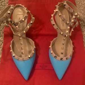 Valentino rockstud kitten heels